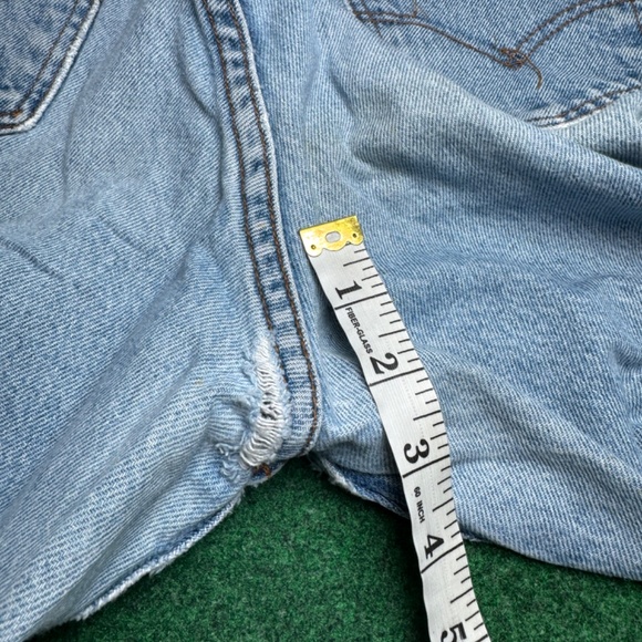 Vintage 90s Levi’s 550 Relaxed Fit Baggy Orange Tab Distressed Jeans - Picture 8 of 11
